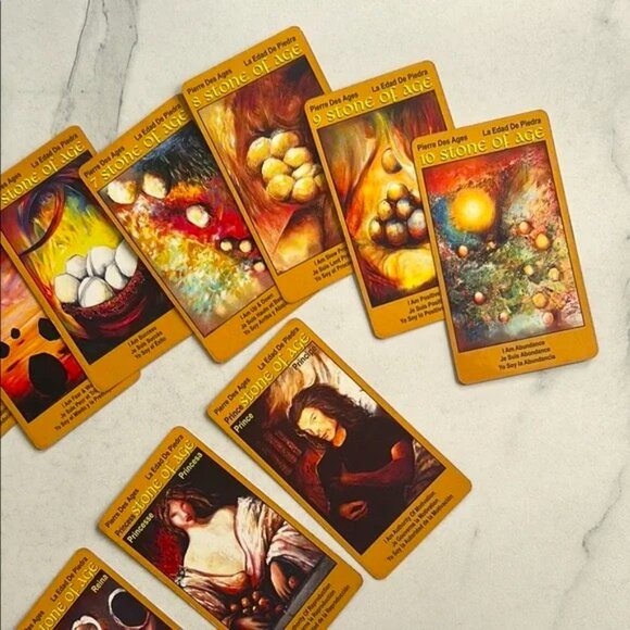 I Am One Tarot Deck 78 Cards Instructions Text & Spiral Spread Map - Picture 12 of 14